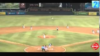 Los tigres del licey toman la delantera del partido