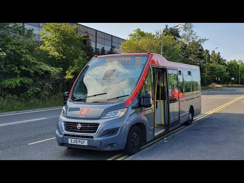 LATE RUNNING: Journey on Route 39 | SJ19PGF - Gateshead Central: Fiat Ducato/Mellor Orion