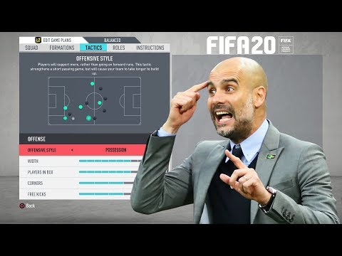 FIFA 20 PLAY LIKE PEP GUARDIOLA'S MAN CITY - Manchester City Tutorial / Tactics & Instructions !