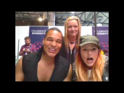 Valentina Monetta and Jimmie Wilson (San Marino) on the ESCXTRA live stream