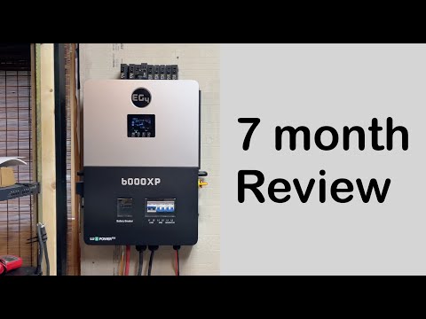 EG4 6000XP off grid Inverter long term Review | 8000W PV | 480V VOC | 48V 120/240V Split Phase