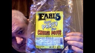 Earl's party size cheese puffs (a sad, but important food review)