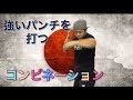 格闘技教室⑨コンビネーション(ワンツー・フック)