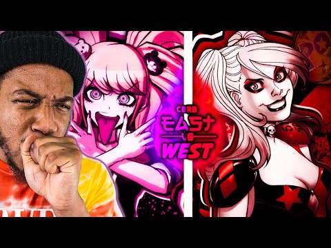 Junko Enoshima vs Harley Quinn - Rap Battle! REACTION @swizkii
