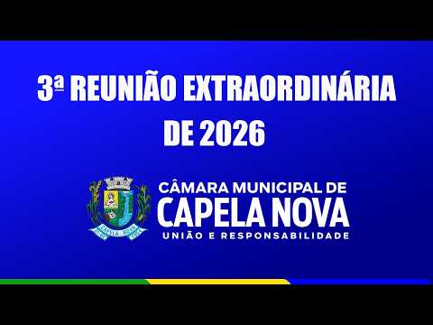 3ª REUNIÃO EXTRAORDINÁRIA - 24/04/2026