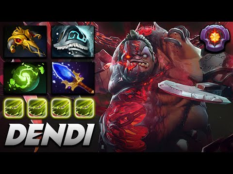 DENDI PUDGE BOSS - Dota 2 Pro Gameplay [Watch & Learn]