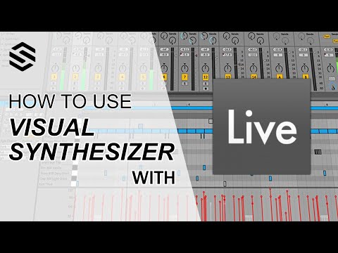 How to setup VS - Visual Synthesizer with Ableton Live for midi and audio reactive visuals