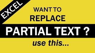 How to Replace Part of a Text String in Excel