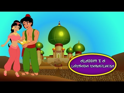 Aladdin e a Lâmpada Maravilhosa - Historia completa - Desenho animado infantil em Português