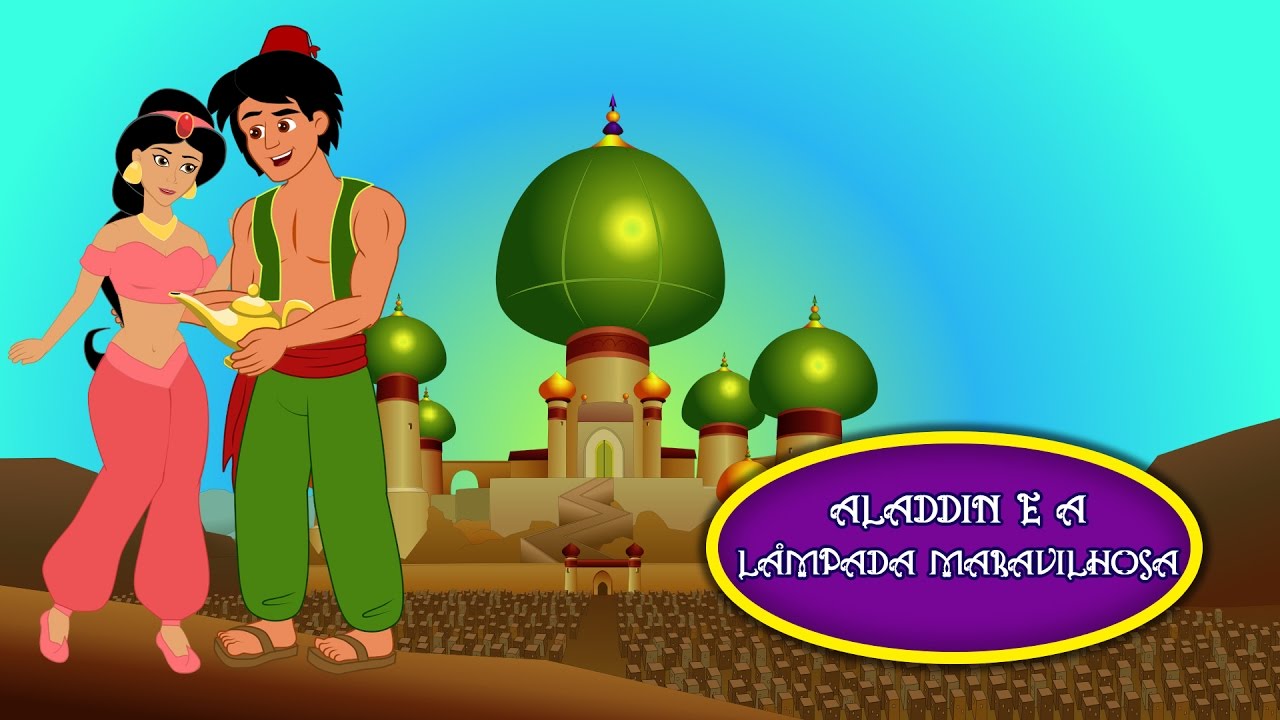 Aladdin e a Lâmpada Maravilhosa - Historia completa - Desenho animado infantil em Português