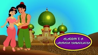Aladdin e a Lâmpada Maravilhosa - Historia completa - Desenho animado infantil em Português