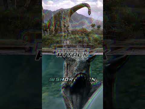 Brachiosaurus (jp3) VS Carnotaurus (jwfk) #Battle #shorts #jurassicworld #jurassicpark #dinosaurs