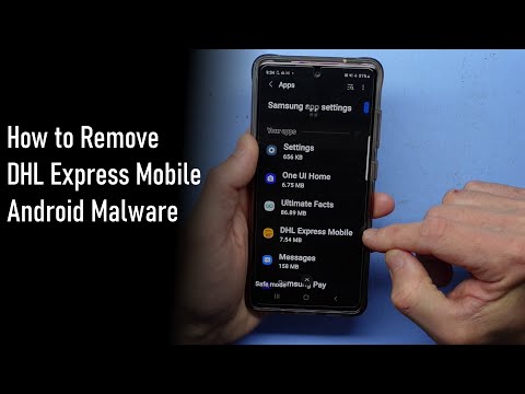 How to remove DHL Tracker Express Malware , Android Malware