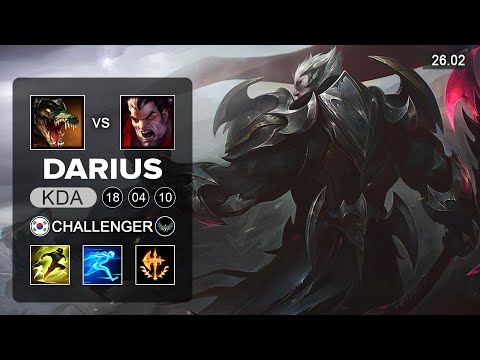 Darius vs Renekton Top - EUW Challenger - Patch 26.02 Season 16