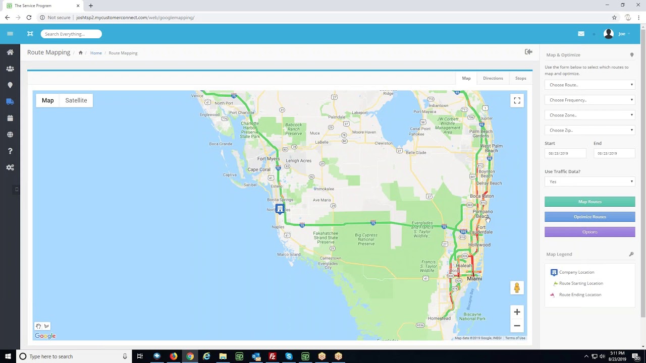 Web Mapping - Additional Route Mapping Features