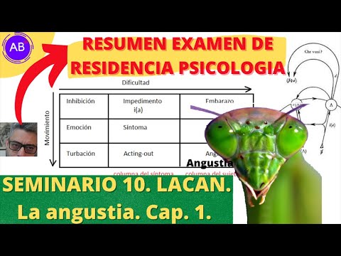 👍Lacan. Cuadro del Seminario de la Angustia. Resumen.