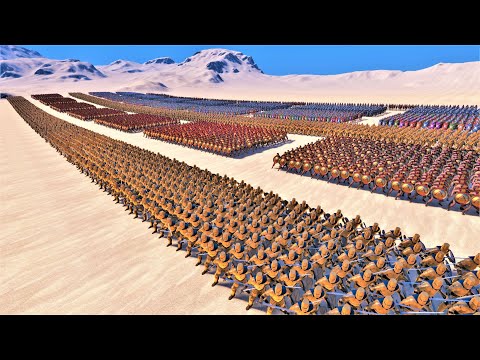 Wolf Kings Army of Werewolves  VS  Spartans, Golden Knights, Romans, Heavy Knights & Archers | UEBS