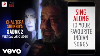 Chal Tera Shukriya - Sadak 2 |Jeet Gannguli,Shreya Ghoshal |Alia Bhatt,Aditya Roy Kapoor