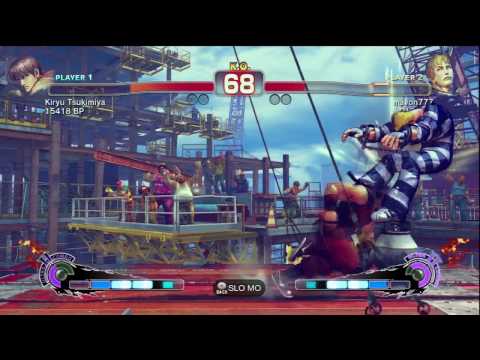 SSF4: Kiryu Tsukimiya (Guy) vs. mavon77 (Cody)