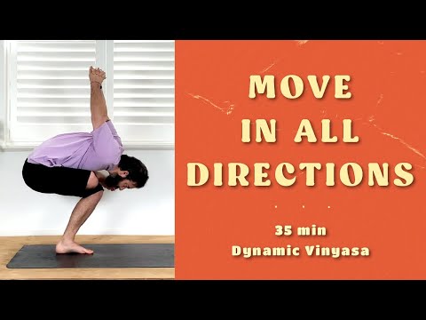 DYNAMIC VINYASA YOGA 35min - Move in all directions - Nicky G