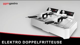 Friteuse électrique double – 5+5 litres – 7,5 kW
