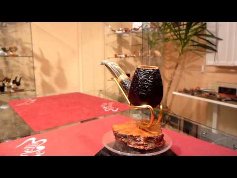 Cofanetto regalo pipa radica bent rusticata - www.paronellipipe.it