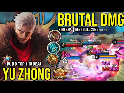 YU ZHONG BEST BUILD 2026 | BUILD TOP 1 GLOBAL YU ZHONG GAMEPLAY | MOBILE LEGENDS✓