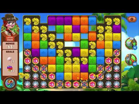 Lost Island Blast Adventure Level 2431 NO BOOSTERS - A S GAMING ✔️