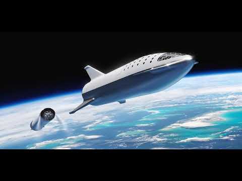 Starship Rocket Simulation 3D