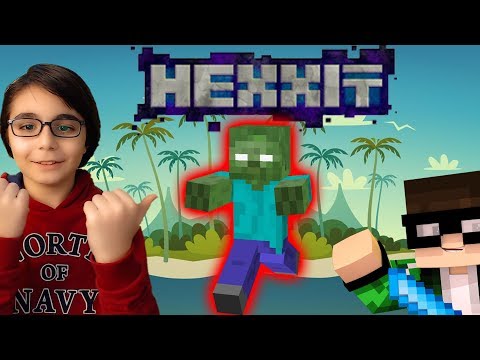 Zombi Sesleri!!! | Minecraft Hexxit #6