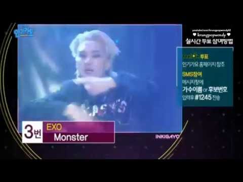 160703 Inkigayo No. 1 Nominees TAEYEON VS SISTAR VS EXO