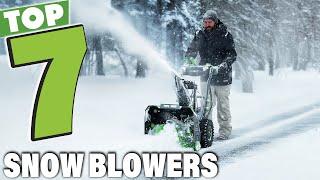 7 Best Snow Blowers to Tackle Winter Snow