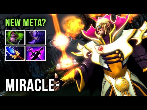 Miracle- Back to Invoker WTF New Meta Build?! Urn + Kaya and Sange - Dota2