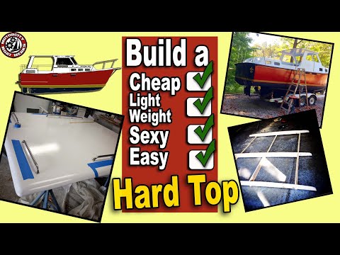 Build a Boat Hardtop Part 1 | Coosa Board Boat Building | Great Loop Boat Trawler Restoration (Ep12)