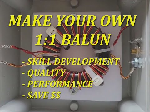 How To Make Your Own 1:1 Balun Transformer