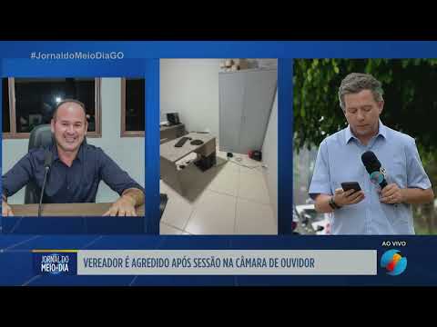 Vereador é agredido dentro da Câmara de Ouvidor