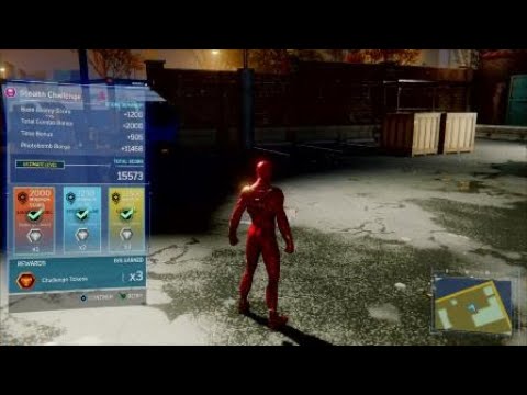 Spider-Man PS4 DLC Turf Wars - Screwball Stealth Challenge #2 Gold
