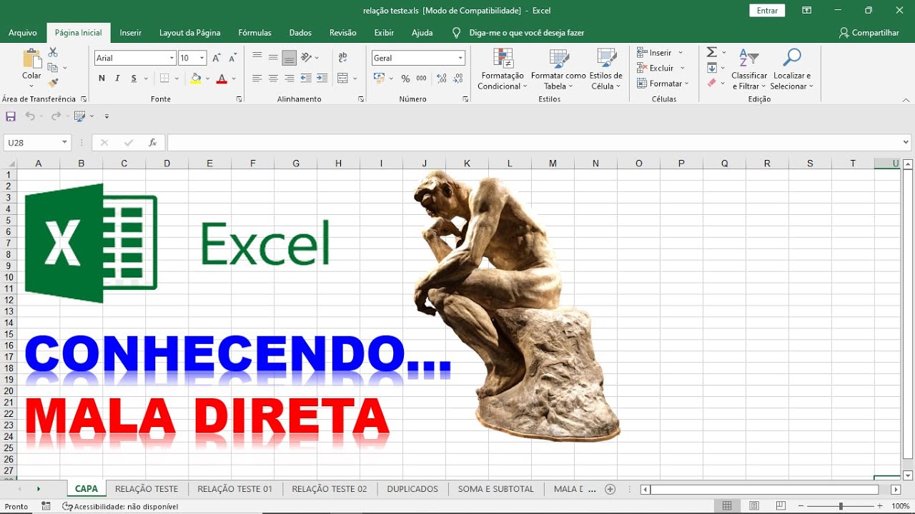 MALA DIRETA no Excel