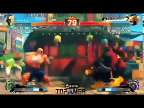 ItabashiZangief Zangief  vs Santarou Sagat    USF4  March 21 2015