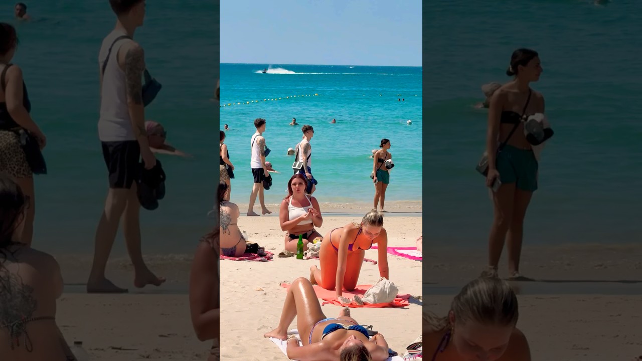 🇹🇭Phuket Beach Sea And Sand Dream Holiday Sunny Day 53⛱️ #phuketbeach