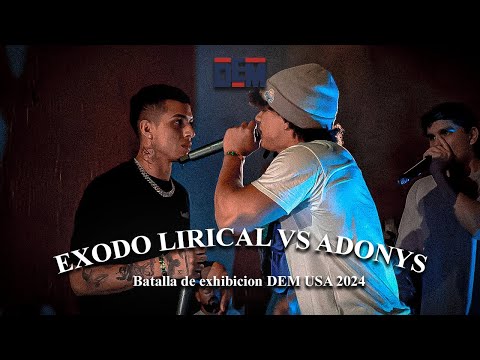 Exodo Lirical vs Adonys | | DEM USA #2 2024 PANDILLAS | Batalla de Exhibición