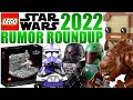 LEGO Star Wars SPRING 2022 Set Rumors Kenobi Book of Boba Fett Clone Wars