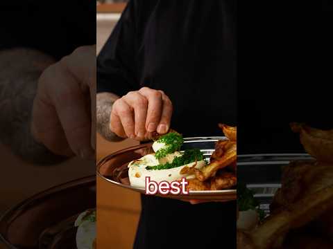 Potato Skins with sour cream and chives 🥔