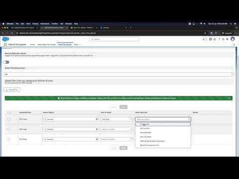 Mass File Upload Full Demo