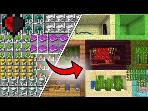 I Built EVERY Automatic Farm In Minecraft Hardcore