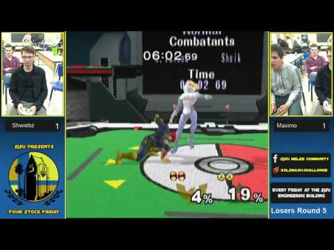 FSF #14 - Shwiebs (Sheik) Vs. Maximo (C. Falcon) LQ - SSBM