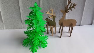 Christmas special craft- paper Christmas tree | diy craft | how to make paper Christmas tree 🎄 🌲