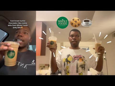 Making MY Whole Foods Viral Brown Butter Chocolate Chip Cookie Latte at Home