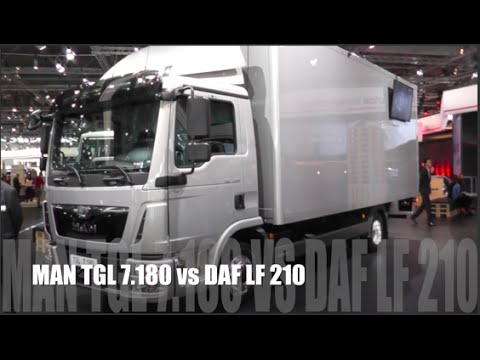 MAN TGL 7.180 2015 vs DAF LF 210 2015