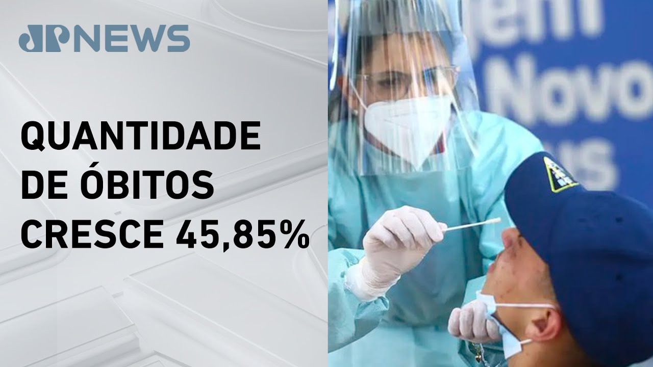 Número de casos de Covid-19 cresce 105% em um mês no Brasil
